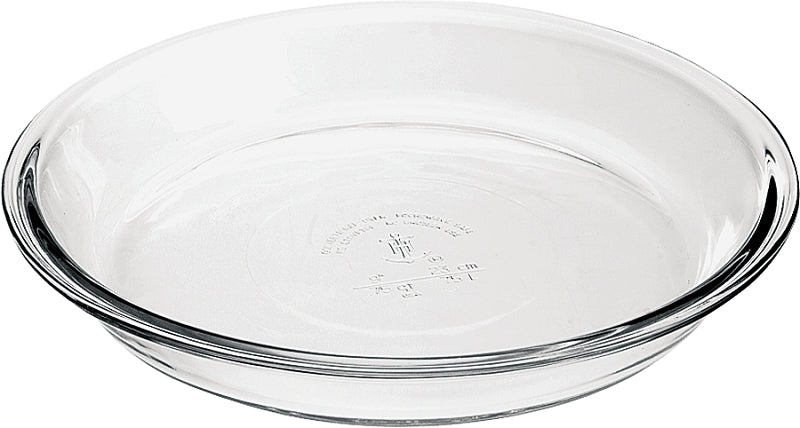 Anchor Hocking Oven Basics Series 82638L11 Pie Plate, 1.5 qt Capacity, Glass, Clear, Dishwasher Safe: Yes, Pack of 6