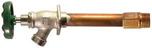 Arrowhead Brass 456 Series 456-04LF Wall Hydrant, 1/2 in Inlet, MIP x Copper Sweat Inlet, 3/4 in Outlet, 13 gpm
