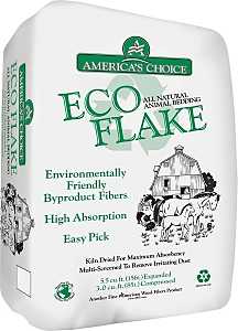 America's Choice 0P2ECOAC Animal Bedding, Pine, Natural