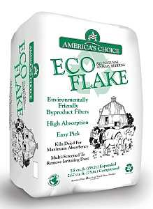 America's Choice 532.67P2ECOAC Series Animal Bedding, Eco Flake, Wood, Natural