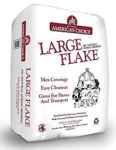 America's Choice 532.67P2LGEAC Flake Animal Bedding, Softwood, Natural