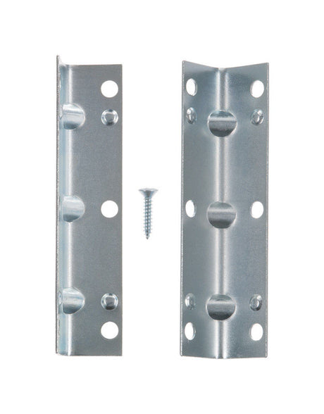 Ace 3-1/2 in. H X 2.238 in. W X 3-1/2 in. D Zinc Inside Corner Brace, Pack of 5
