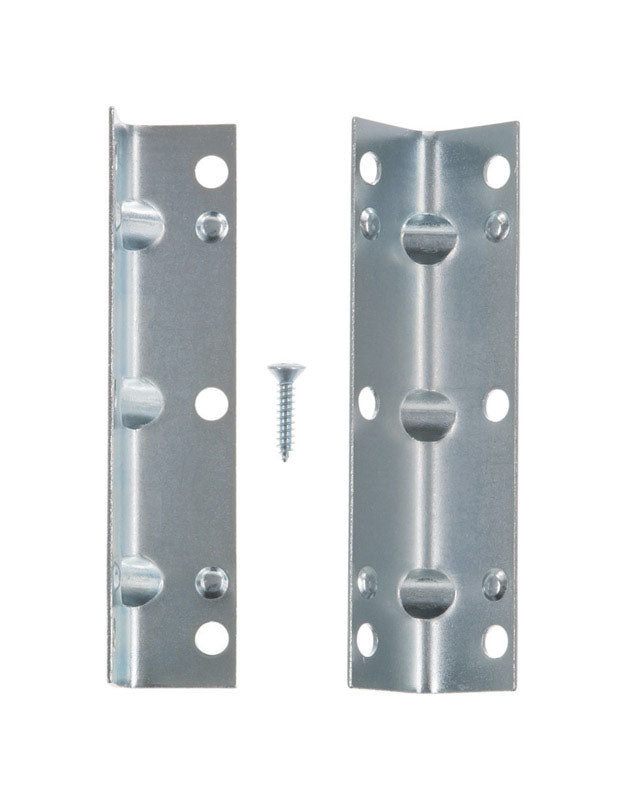 Ace 3-1/2 in. H X 2.238 in. W X 3-1/2 in. D Zinc Inside Corner Brace, Pack of 5