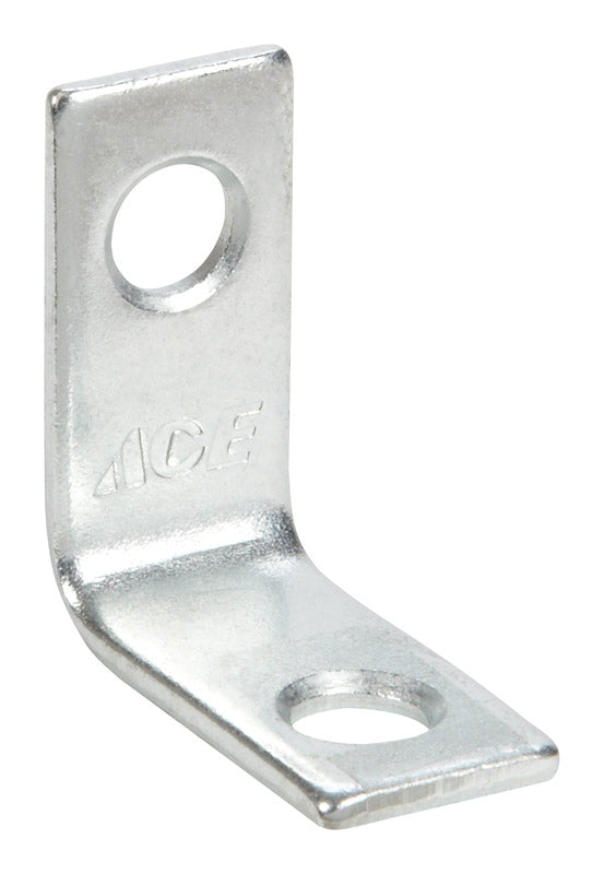 Ace 1 in. H X 3/4 in. W X 1 in. D Zinc Inside L Corner Brace, Pack of 25
