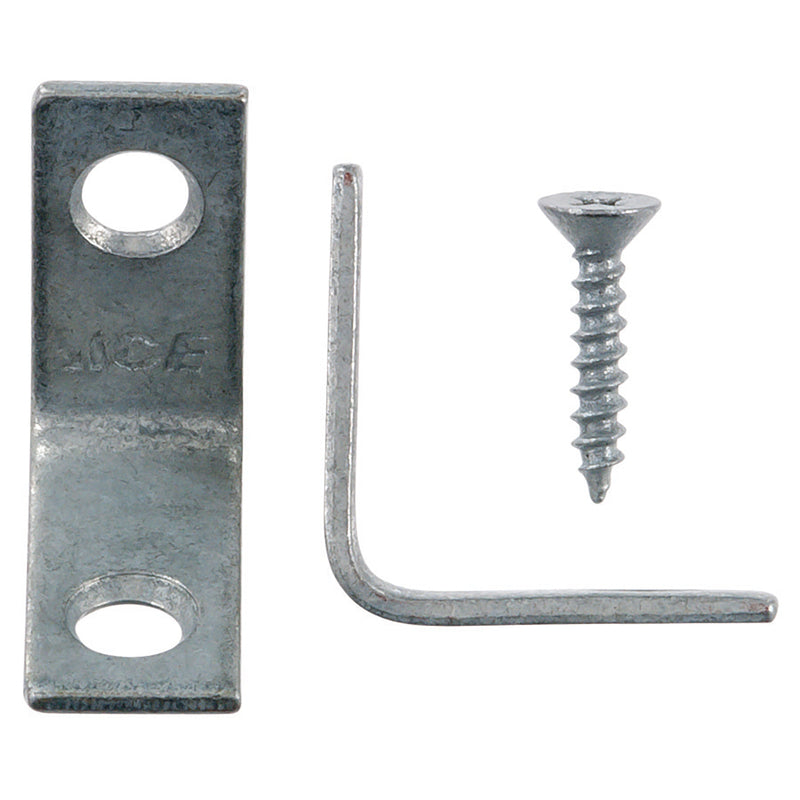 Ace 1 in. H X 2.75 in. W X 1 in. D Steel Inside L Corner Brace