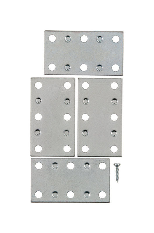 Ace 2.5 in. H X 1.375 in. W X .70 in. L Zinc Mending Brace, Pack of 5