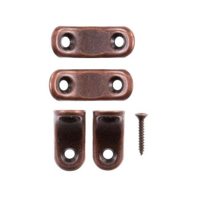 Ace 1 in. H X 2.75 in. W X 1 in. D Zinc Inside Chair Brace, Pack of 5