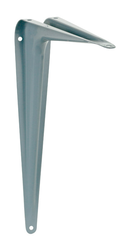 Hampton Gray Steel Shelf Support 18 Ga. 8 in. L 100 lb, Pack of 10