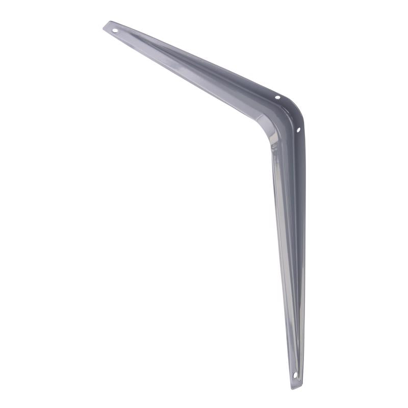 Hampton Gray Steel Shelf Support 18 Ga. 8 in. L 100 lb, Pack of 10