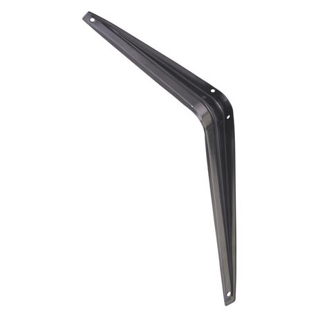 Hampton Black Steel Shelf Support 18 Ga. 8X10 in. L 100 lb, Pack of 10