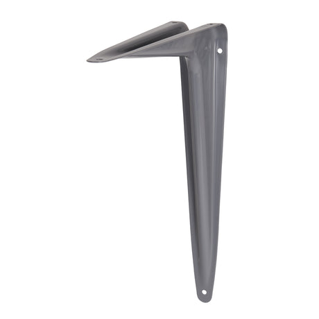 Hampton Gray Steel Shelf Support 18 Ga. 12 in. L 100 lb, Pack of 10