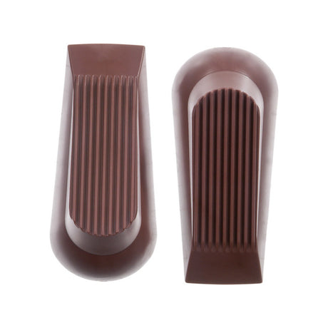 Ace 5 in. L Rubber Brown Wedge Door Stop Mounts to floor 0 in., Pack of 5