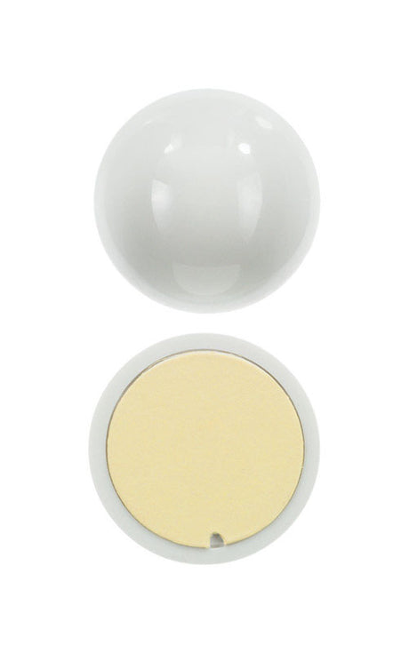 Ace 2-3/8 in. W Rubber White Wall Door Stop Mounts to wall 0 in., Pack of 5