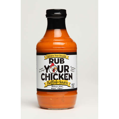 Rub Your Chicken Buffalo Sauce 18 oz, Pack of 6
