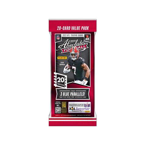Panini Absolute Football Trading Cards Assorted 20 pc, Pack of 12