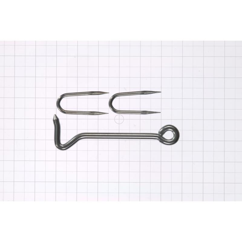 Ace 0.44 in. L Zinc Wire Staple Gate Hook 1 pk, Pack of 5