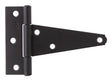 Ace 4 in. L Black Heavy Duty T Hinge 1 pk