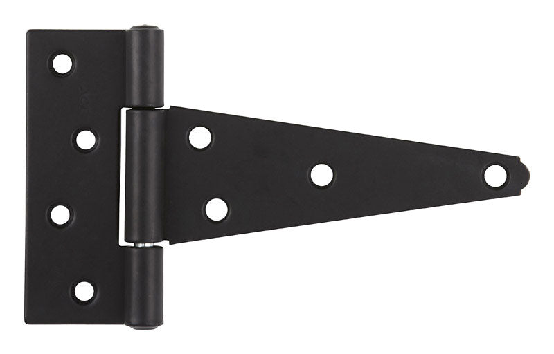 Ace 6 in. L Black Heavy Duty T Hinge 1 pk