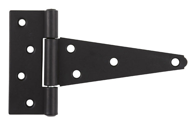 Ace 6 in. L Black Heavy Duty T Hinge 1 pk