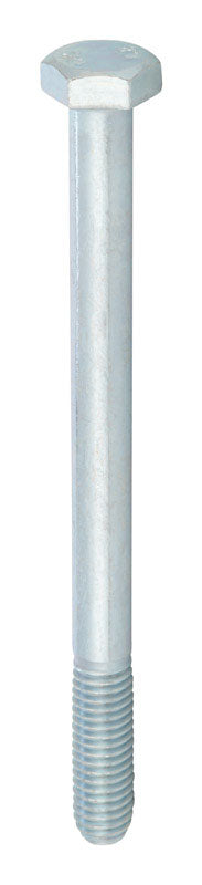 HILLMAN M8-1.25 mm D X 100 mm L Heat Treated Steel Hex Head Cap Screw 30 pk