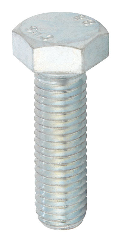 HILLMAN M12-1.75 mm D X 40 mm L Heat Treated Steel Hex Head Cap Screw 30 pk