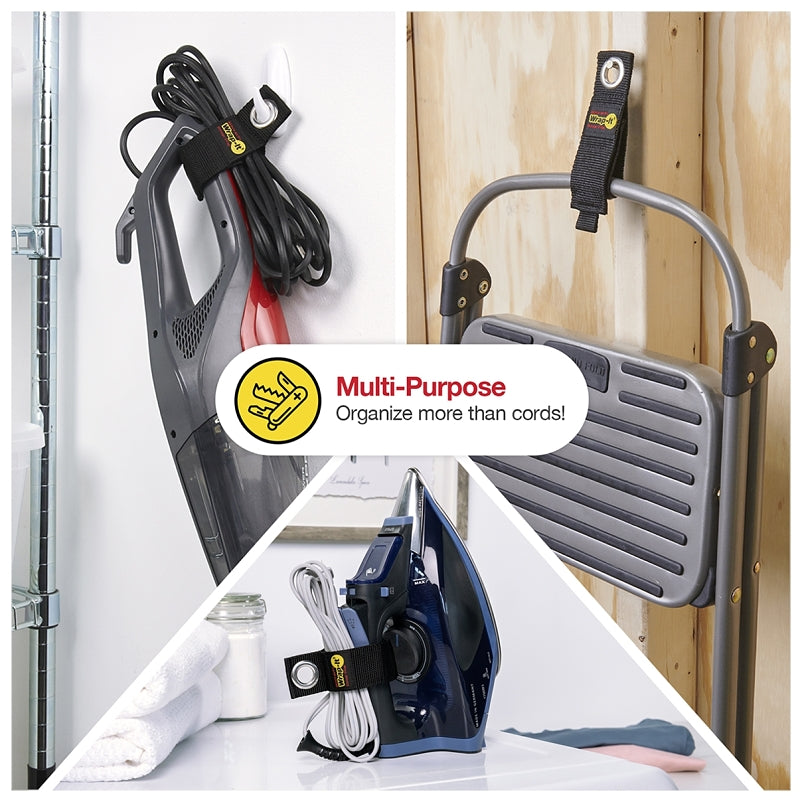 Wrap-It Storage 103-20BX Storage Strap, 2.9 in Dia, 1-1/2 in W, 10 in L, Polypropylene, 50 lb Working Load