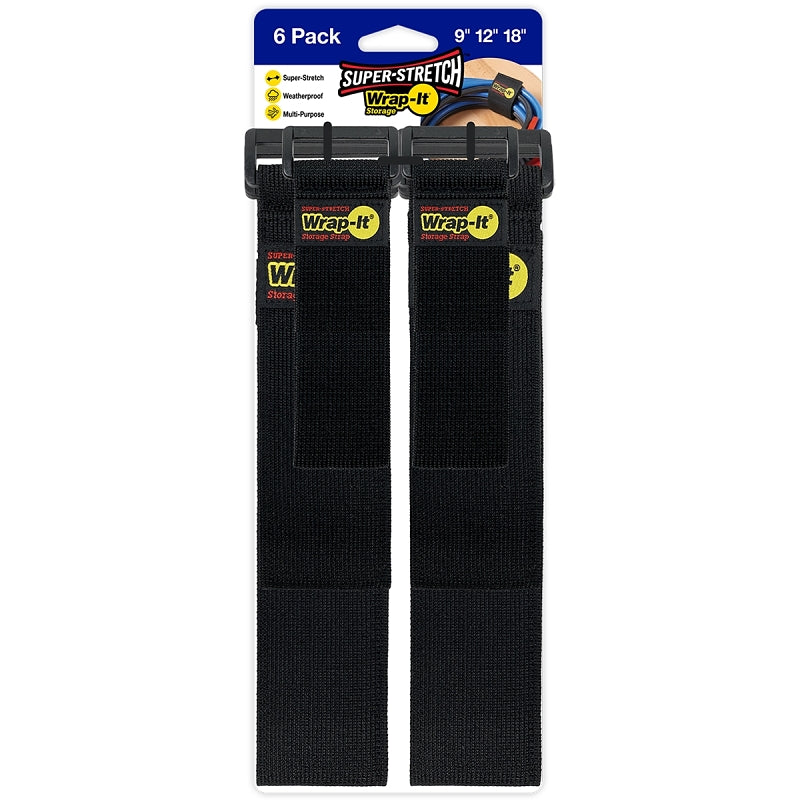 Wrap-It Storage 706-928B Super Stretch Storage Strap, Assorted