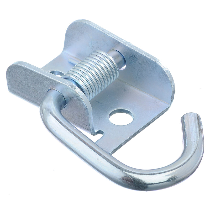 Hampton Small Zinc-Plated Silver Steel 1.625 in. L Rope Binding Hook 150 lb 1 pk, Pack of 10