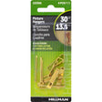 HILLMAN Brass-Plated Gold Conventional Picture Hanger 30 lb 6 pk, Pack of 10