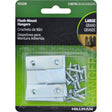 HILLMAN Silver Flush-Mount Picture Hanger 2 pk, Pack of 10