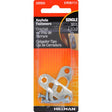 HILLMAN Steel-Plated Silver Keyhole Picture Hanger 20 lb 2 pk, Pack of 10