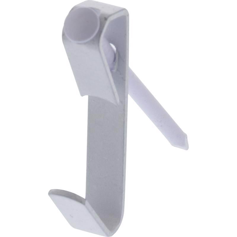 HILLMAN Steel-Plated White Standard Picture Hanger 50 lb 3 pk, Pack of 10