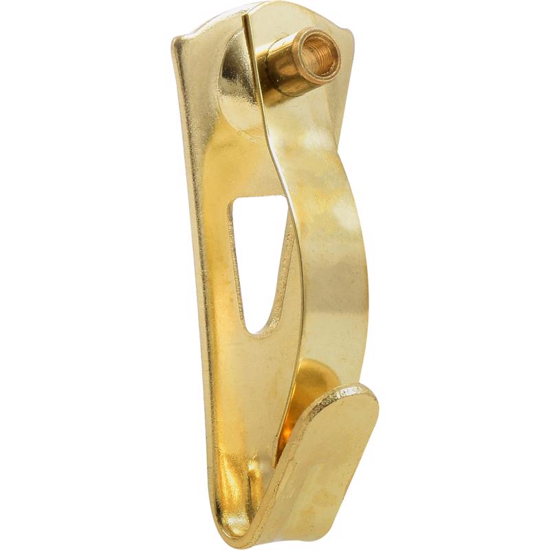 HILLMAN AnchorWire Brass-Plated Gold Safety Picture Hanger 30 lb 2 pk, Pack of 10
