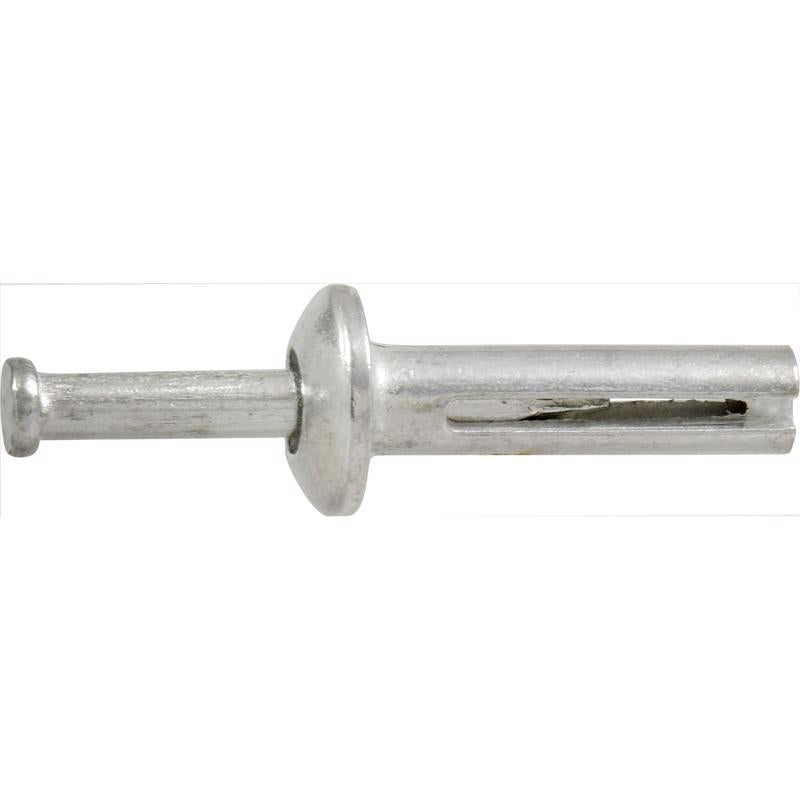HILLMAN 1/4 in. D X 1 in. L Zinc Round Head Hammer Drive Anchor 16 pk, Pack of 5