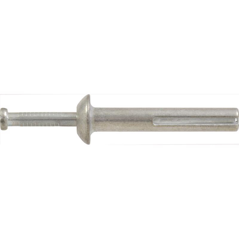 HILLMAN 1/4 in. D X 1-1/2 in. L Zinc Round Head Hammer Drive Anchor 12 pk, Pack of 5
