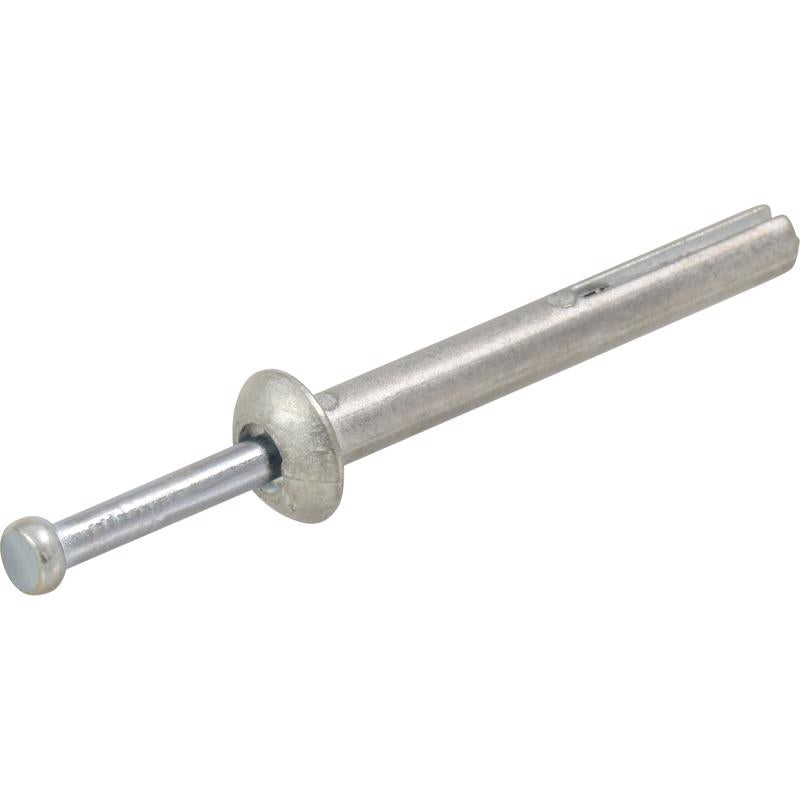 HILLMAN 1/4 in. D X 2 in. L Zinc Round Head Hammer Drive Anchor 10 pk, Pack of 5