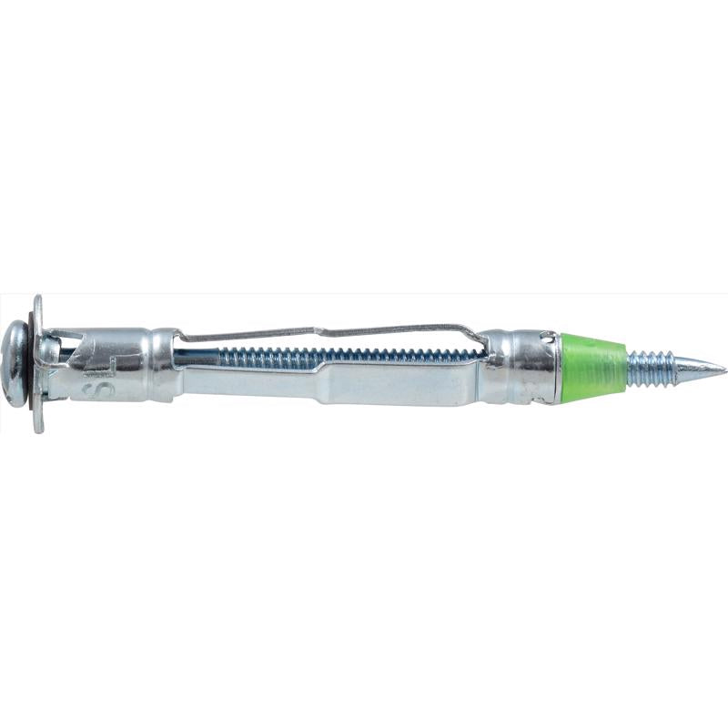 HILLMAN 1/8 in. D X 1/8 LS in. L Steel Pan Head Drive Wall Anchors 2 pk, Pack of 10