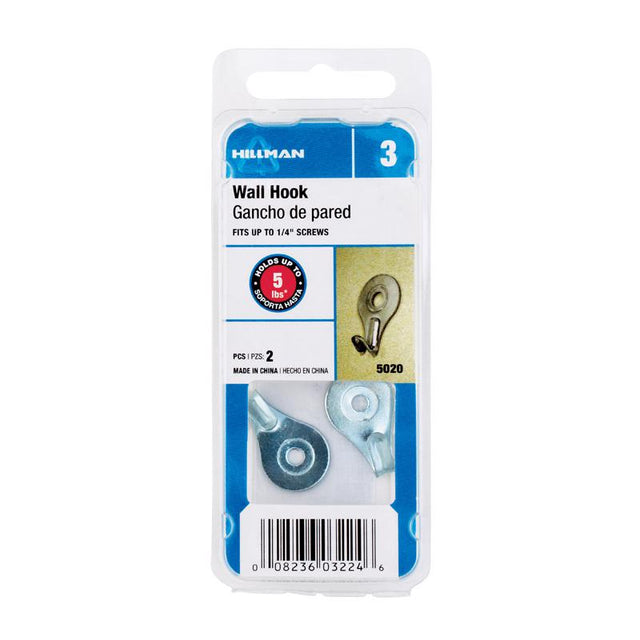 HILLMAN Utility Hooks 5 lb 2 pk, Pack of 10