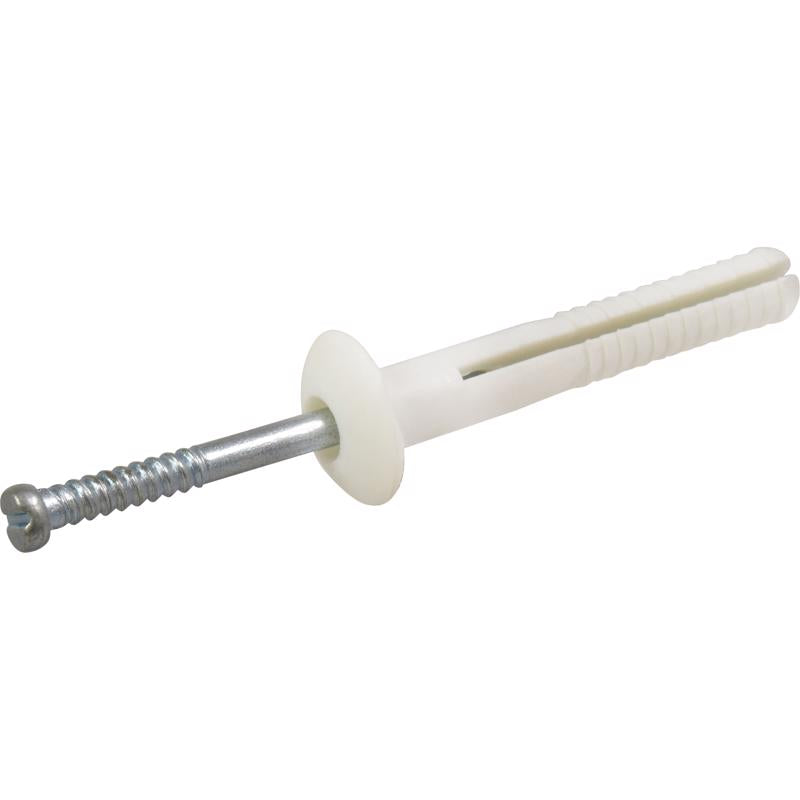 HILLMAN 1/4 in. D X 1-1/2 in. L Nylon Truss Head Truss Head Anchor 4 pk, Pack of 6