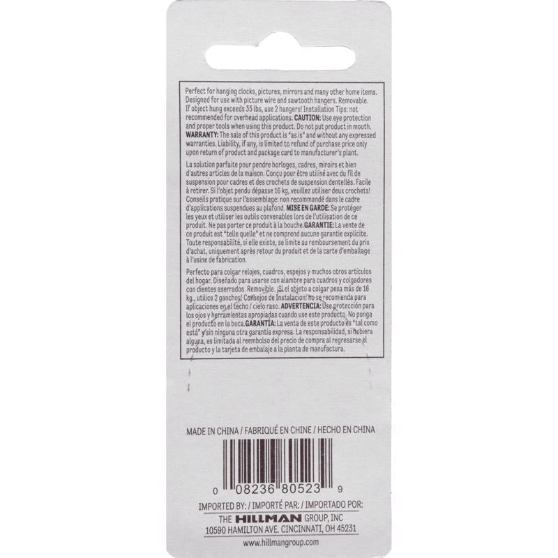 HILLMAN Large Picture Hanger 2 pk, Pack of 10