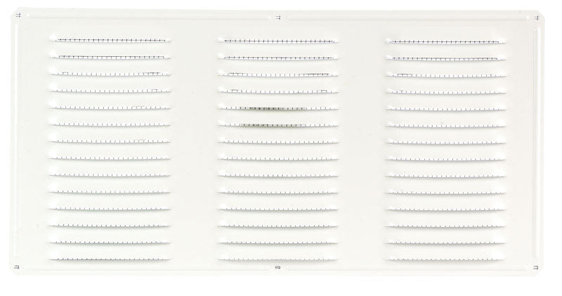 Air Vent 8 in. H X 16 in. L White Aluminum Undereave Vent, Pack of 24