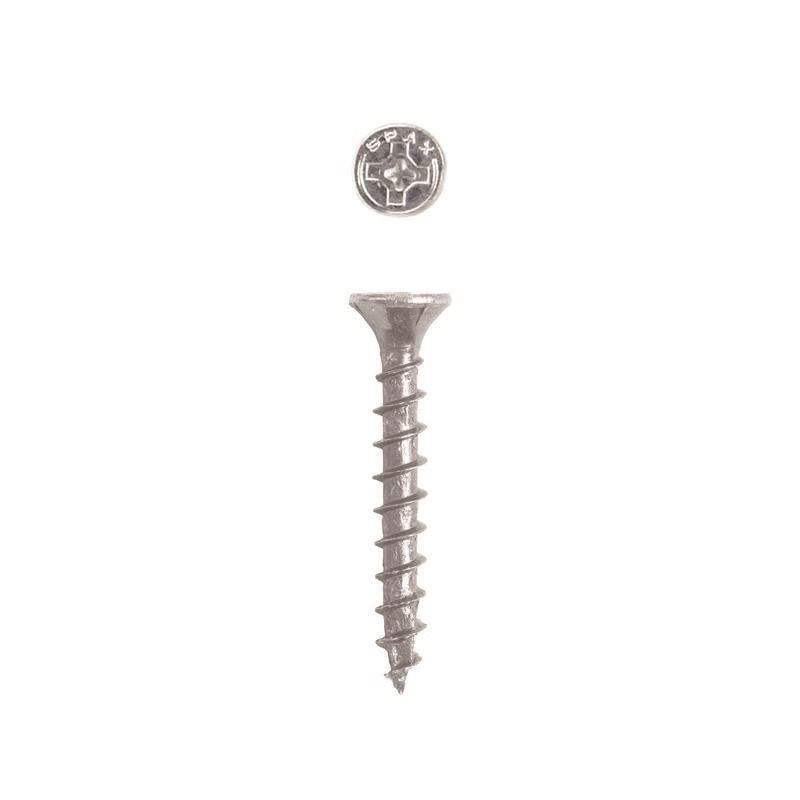 SPAX Multi-Material No. 6 Label X 1 in. L Unidrive Flat Head Serrated Construction Screws