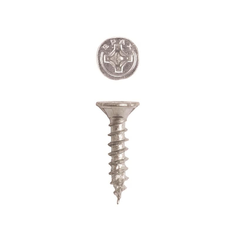 SPAX Multi-Material No. 8 Label X 5/8 in. L Unidrive Flat Head Serrated Construction Screws