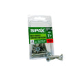 SPAX Multi-Material No. 10 Label X 1-1/4 in. L Unidrive Flat Head Serrated Construction Screws