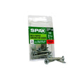 SPAX Multi-Material No. 10 Label X 1-1/2 in. L Unidrive Flat Head Serrated Construction Screws