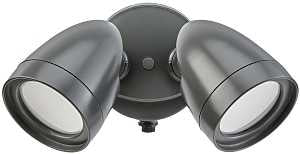 ETI 51401142 Security Light, 6.89 in L x 4.53 in W x 5.51 in H Dimensions, 1200 Lumens, 120 V, 20 W, 2-Lamp, LED Lamp