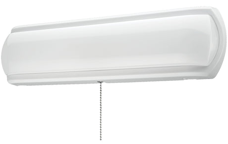 ETI 53603142 Closet Light with Pull Chain, 120 VAC, 16 W, LED Lamp, 1200 Lumens, 4000 K Color Temp, White Fixture