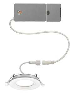 ETI DLLP-NL Series 53826102 Downlight with Nightlight, 9.06 W, 120 V, LED Lamp, Aluminum