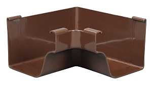 Amerimax M1504 Inside Corner, Vinyl, Brown, Pack of 4