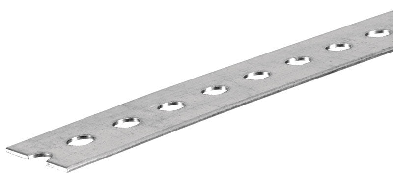 SteelWorks 0.07 in. X 1.38 in. W X 36 in. L Steel Slotted Flat Bar, Pack of 5